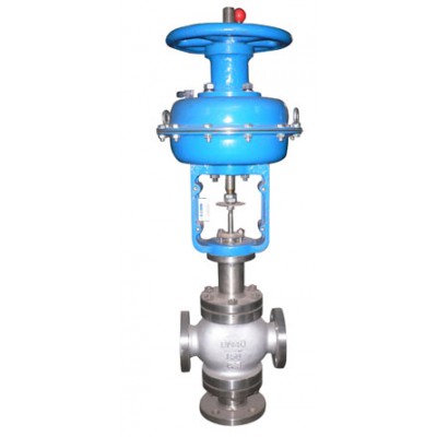 KZMAQX气动薄膜三通合流分流调节阀